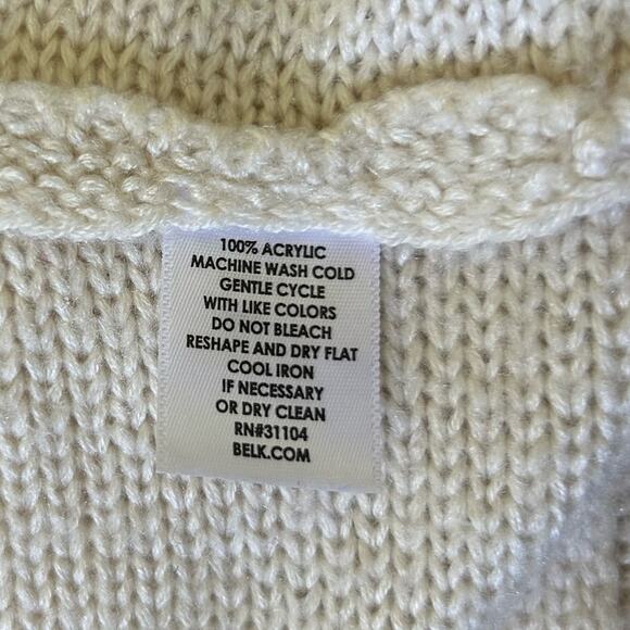 New Directions Curvy Crewneck Colorblock Sweater Plus Size 3X - Picture 7 of 8